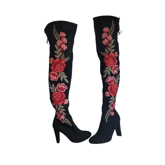 TALL BOOTS.Pair of high heels boots, Tall Boots - Picture 10 of 13